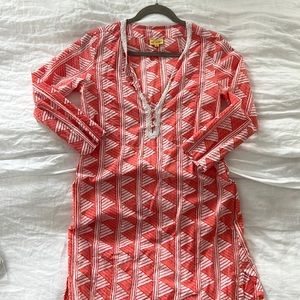 Roberta Roller Rabbit by Roberta Freyman caftan/coverup